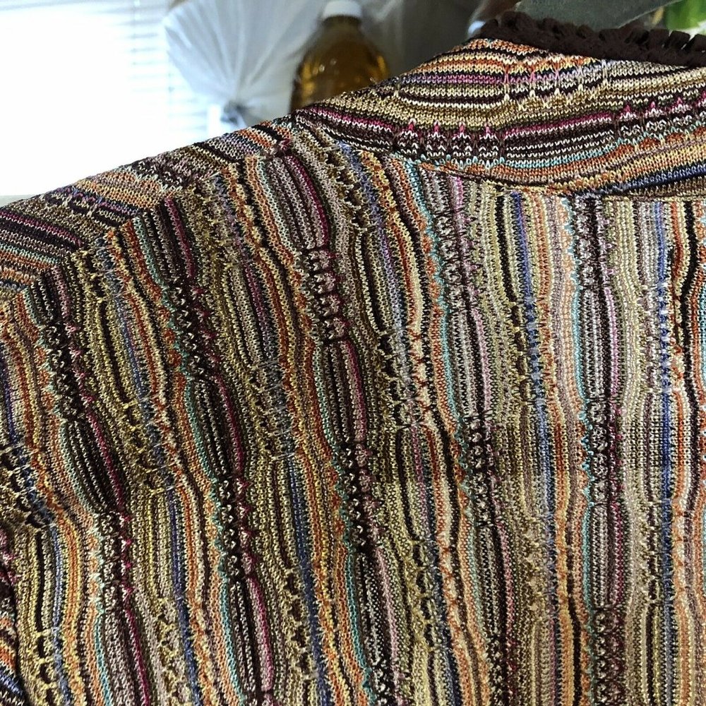 Peck & Peck Weekend Size Medium Open Cardigan - image 6